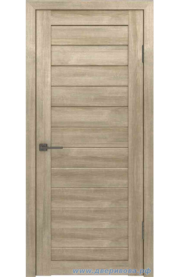 Полотно дверное ДП Light Х6 Экокрафт 2000*400 Дуб мокко